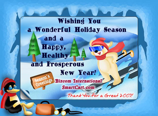 Happy Holidays - Thank You for a Great Year 2007