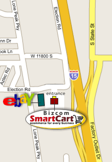 Bizcom / SmartCart Ecommerce Location Map, Salt Lake City, UT